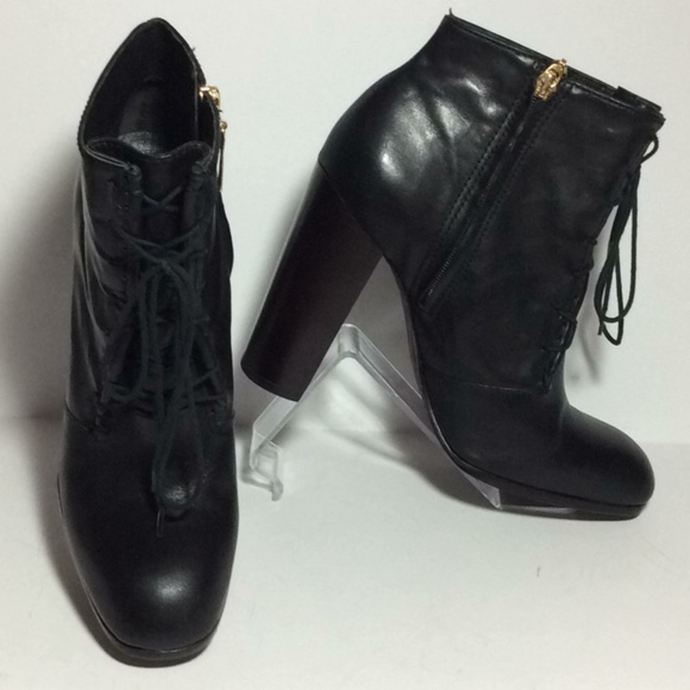 Elizabeth & James Back Up Bootie Black Sz 10 EUC